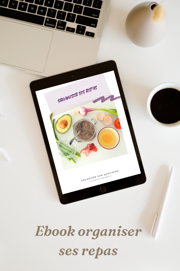 Ebook organiser ses repas