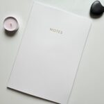 carnet de notes blanc
