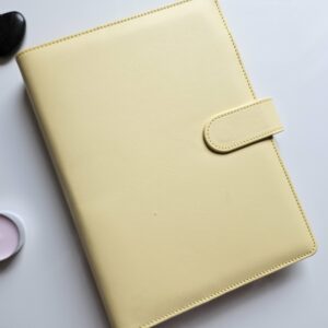 Planner A5 jaune (2)