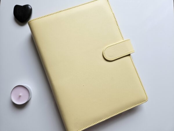 Planner A5 jaune (2)