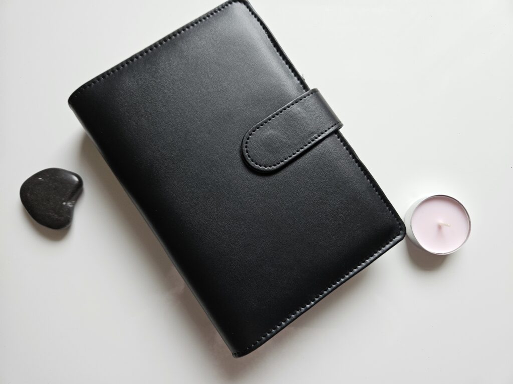 budget planner a6 noir