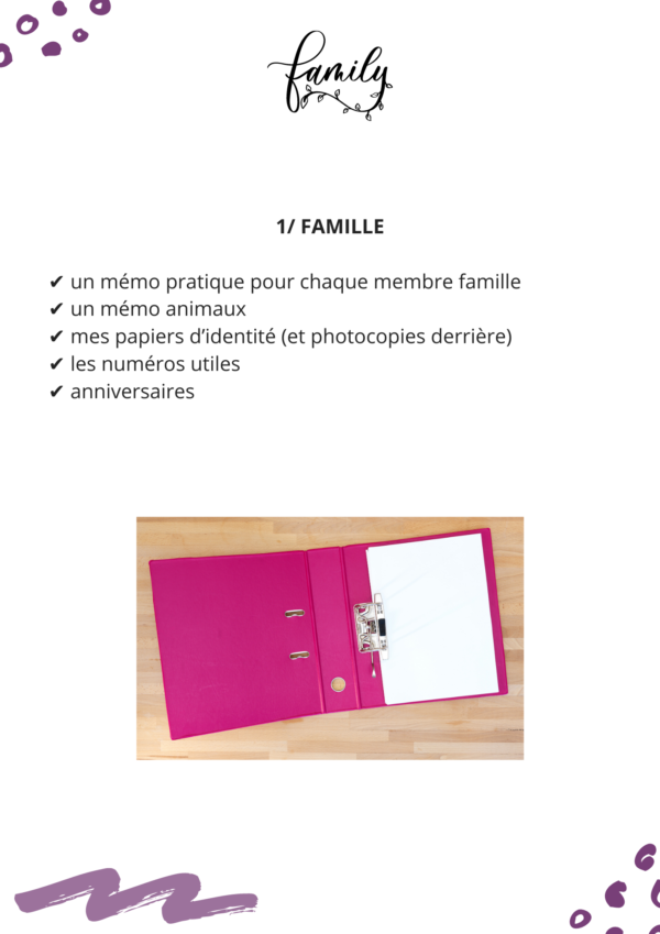 Le classeur familial (6)