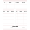 fiche budget rose