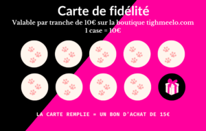 Carte de fidélité Tigh Meelo