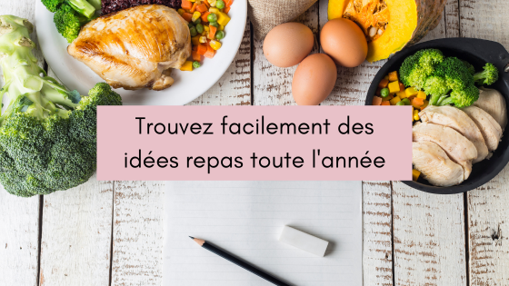 Trouvez facilement des idées repas toute l'année